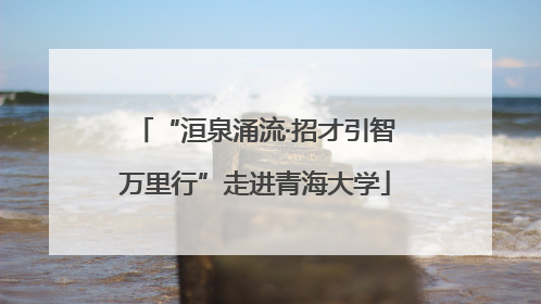 “洹泉涌流·招才引智万里行”走进青海大学