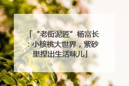 “老街泥匠”杨富长：小核桃大世界，紫砂里捏出生活味儿