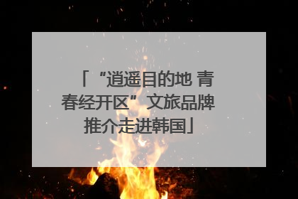 “逍遥目的地 青春经开区”文旅品牌推介走进韩国