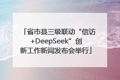 省市县三级联动“信访+DeepSeek”创新工作新闻发布会举行