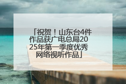祝贺！山东台4件作品获广电总局2025年第一季度优秀网络视听作品