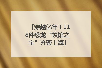穿越亿年！118件恐龙“镇馆之宝”齐聚上海