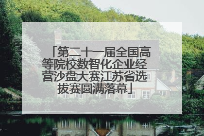 第二十一届全国高等院校数智化企业经营沙盘大赛江苏省选拔赛圆满落幕