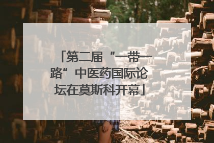 第二届“一带一路”中医药国际论坛在莫斯科开幕