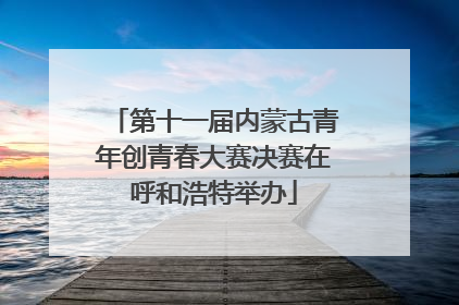 第十一届内蒙古青年创青春大赛决赛在呼和浩特举办