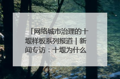 网络城市治理的十堰样板系列报道｜新闻专访：十堰为什么成为“黑马型”城市治理网络维度典型