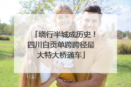 绕行半城成历史！四川自贡单跨跨径最大特大桥通车