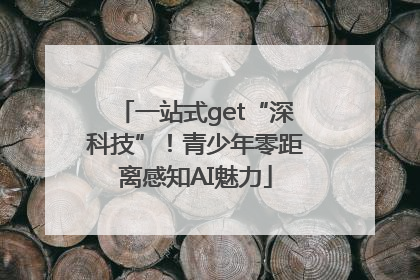 一站式get“深科技”！青少年零距离感知AI魅力