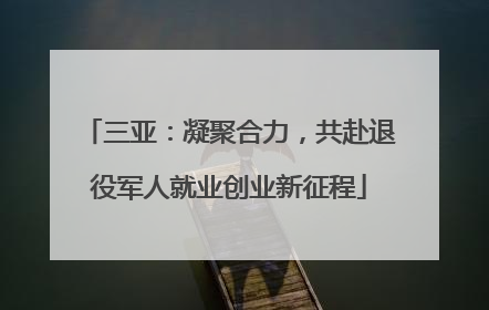 三亚：凝聚合力，共赴退役军人就业创业新征程