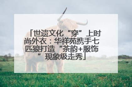 世遗文化“穿”上时尚外衣：华祥苑携手七匹狼打造“茶韵+服饰”现象级走秀