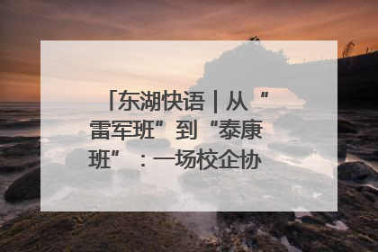 东湖快语｜从“雷军班”到“泰康班”：一场校企协同的“接力赛”