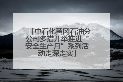 中石化黄冈石油分公司多措并举推进“安全生产月”系列活动走深走实