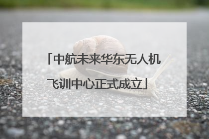 中航未来华东无人机飞训中心正式成立