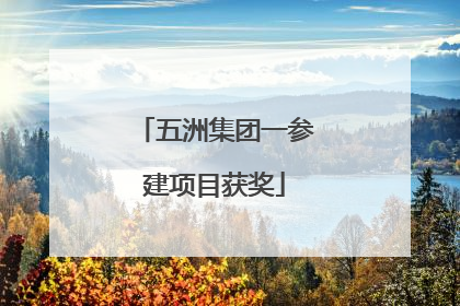 五洲集团一参建项目获奖