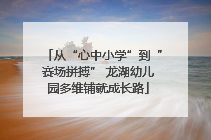 从“心中小学”到“赛场拼搏” 龙湖幼儿园多维铺就成长路