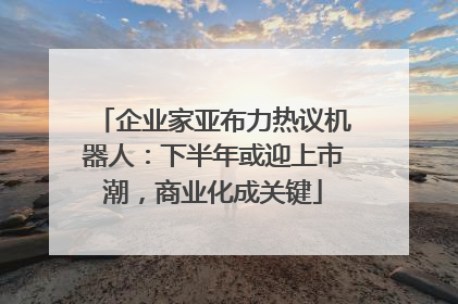 企业家亚布力热议机器人：下半年或迎上市潮，商业化成关键