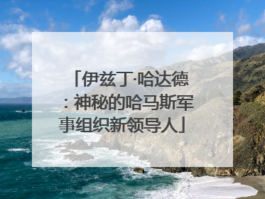 伊兹丁·哈达德：神秘的哈马斯军事组织新领导人