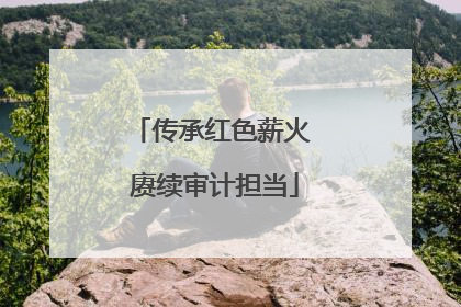 传承红色薪火 赓续审计担当