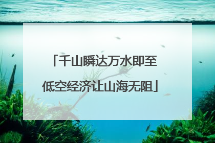 千山瞬达万水即至 低空经济让山海无阻