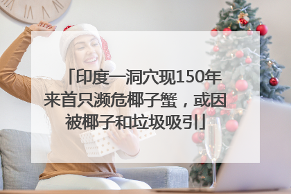 印度一洞穴现150年来首只濒危椰子蟹，或因被椰子和垃圾吸引