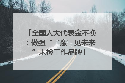 全国人大代表金不换：做强“‘豫’见未来”未检工作品牌