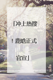 冲上热搜！鹿晗正式官宣