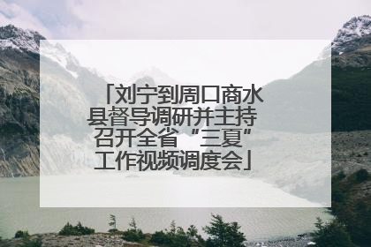 刘宁到周口商水县督导调研并主持召开全省“三夏”工作视频调度会