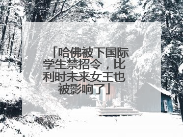 哈佛被下国际学生禁招令，比利时未来女王也被影响了