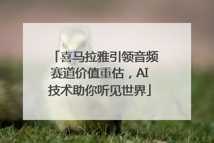 喜马拉雅引领音频赛道价值重估，AI技术助你听见世界