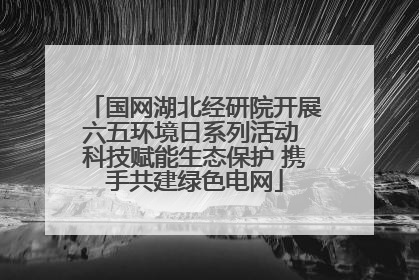 国网湖北经研院开展六五环境日系列活动 科技赋能生态保护 携手共建绿色电网