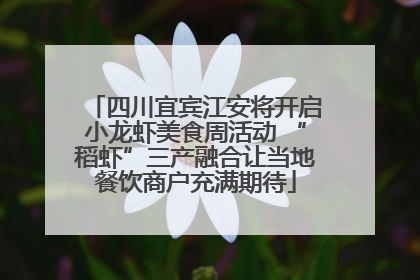四川宜宾江安将开启小龙虾美食周活动 “稻虾”三产融合让当地餐饮商户充满期待