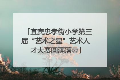 宜宾忠孝街小学第三届“艺术之星”艺术人才大赛圆满落幕