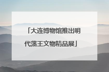 大连博物馆推出明代藩王文物精品展