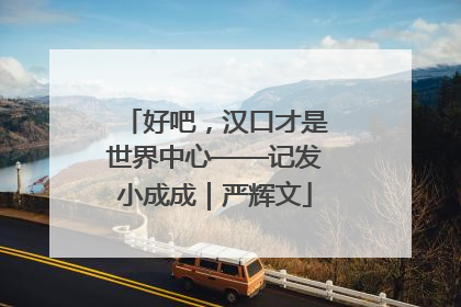 好吧，汉口才是世界中心——记发小成成｜严辉文