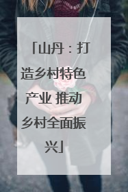 山丹：打造乡村特色产业 推动乡村全面振兴