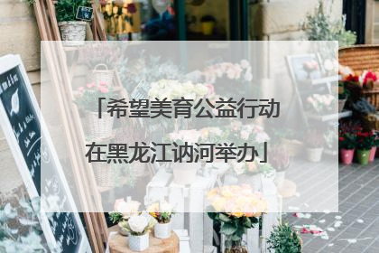 希望美育公益行动在黑龙江讷河举办