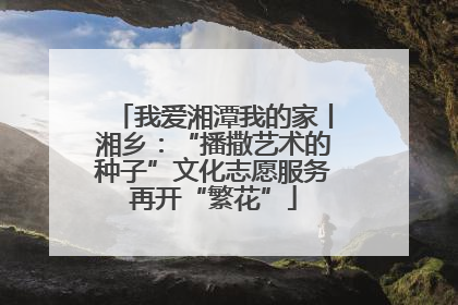 我爱湘潭我的家丨湘乡：“播撒艺术的种子”文化志愿服务再开“繁花”