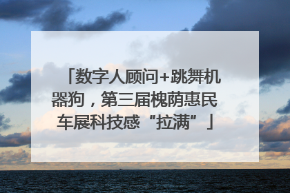 数字人顾问+跳舞机器狗，第三届槐荫惠民车展科技感“拉满”