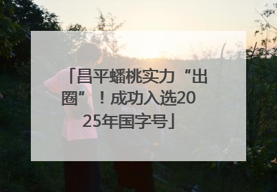昌平蟠桃实力“出圈”！成功入选2025年国字号