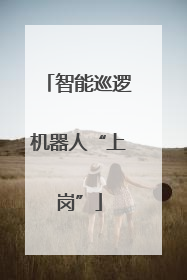 智能巡逻机器人“上岗”