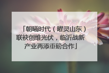 朝曦时代（曜灵山东）联袂创维光伏，临沂战新产业再添重磅合作