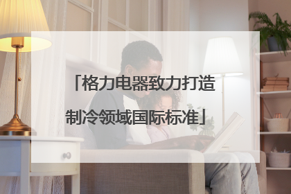 格力电器致力打造制冷领域国际标准