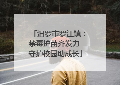 汨罗市罗江镇：禁毒护苗齐发力 守护校园助成长