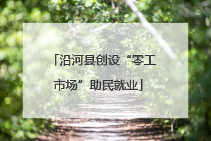 沿河县创设“零工市场”助民就业