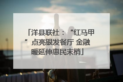 洋县联社：“红马甲”点亮银发餐厅 金融暖延伸惠民末梢