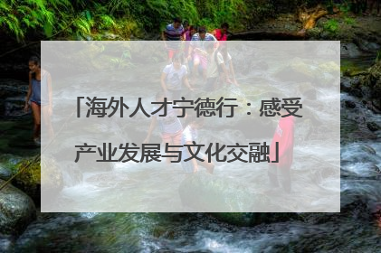 海外人才宁德行：感受产业发展与文化交融