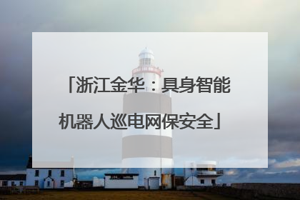浙江金华：具身智能机器人巡电网保安全