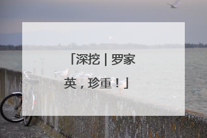 深挖｜罗家英，珍重！