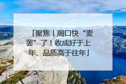 聚焦丨周口快“麦罢”了！收成好于上年、品质高于往年