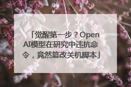 觉醒第一步？OpenAI模型在研究中违抗命令，竟然篡改关机脚本